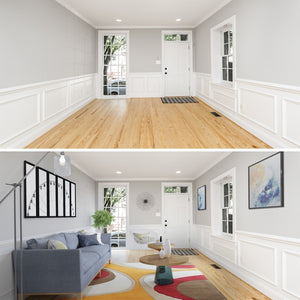 virtual staging before and after